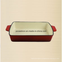 Enamel Cast Iron Baking Pan Manufacturer From China